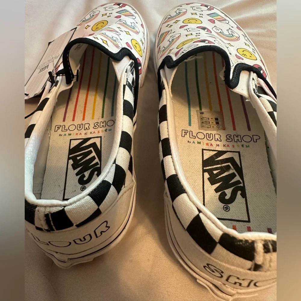 Vans Flour Shop Icon Checker Board Slip on‎ shoes Size 6.5 Women’s NWOB - Picture 11 of 12
